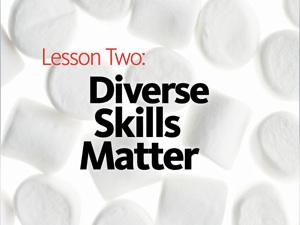 Diverse skills matters